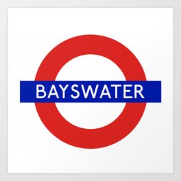 Bayswater Art Print