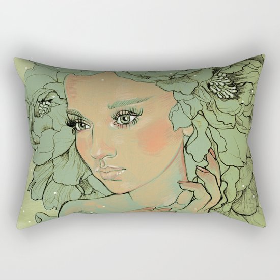 Peony Rectangular Pillow