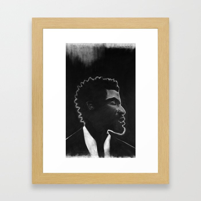 Black Man Framed Art Print