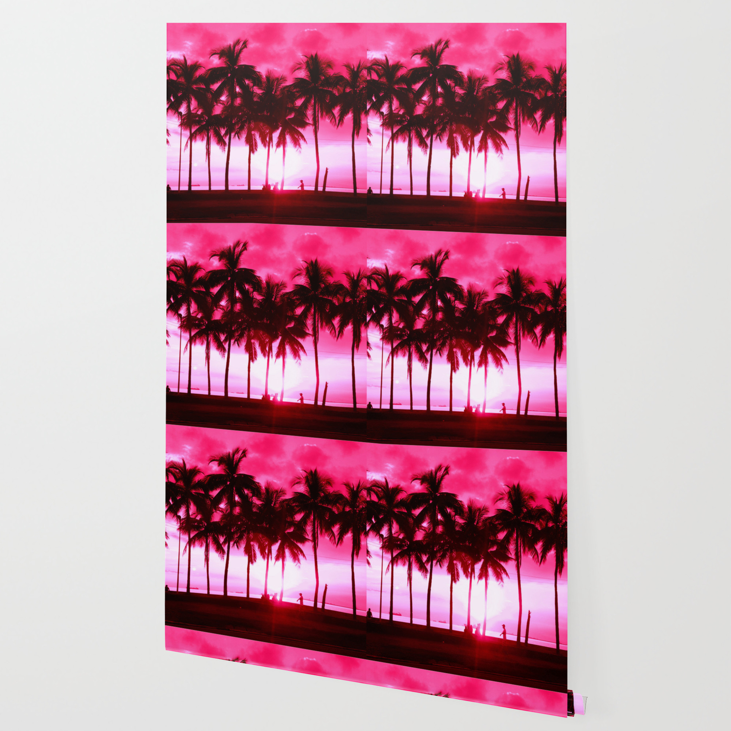Pink Summer Palm Trees Wallpaper By Lilkiddies Society6 We have 69+ amazing background pictures carefully picked by our community. society6