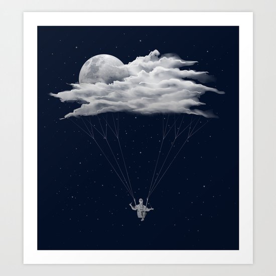 Skydiving Art Print