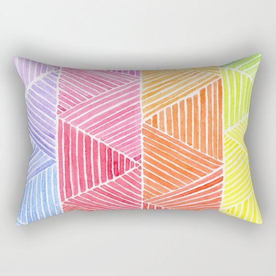 Rainbow Rectangular Pillow