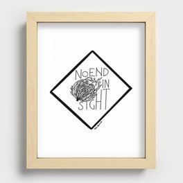 Tumble Recessed Framed Print