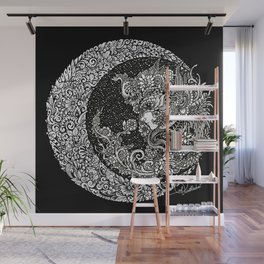 Lunar Fetus Wall Mural | Ink Pen, Drawing, Curated 