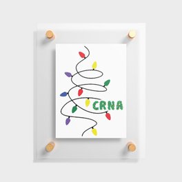 CRNA Christmas Floating Acrylic Print
