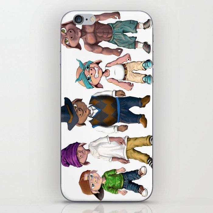 The Adventures of the Eastside Pigs iPhone Skin