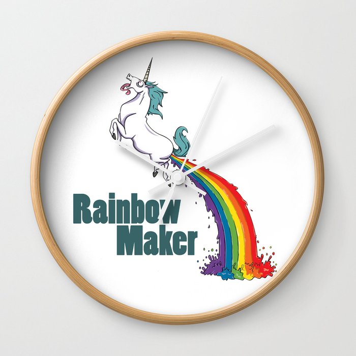 Rainbow Maker Wall Clock