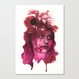 Blood Lady #1 Canvas Print