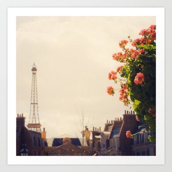 Side street Art Print
