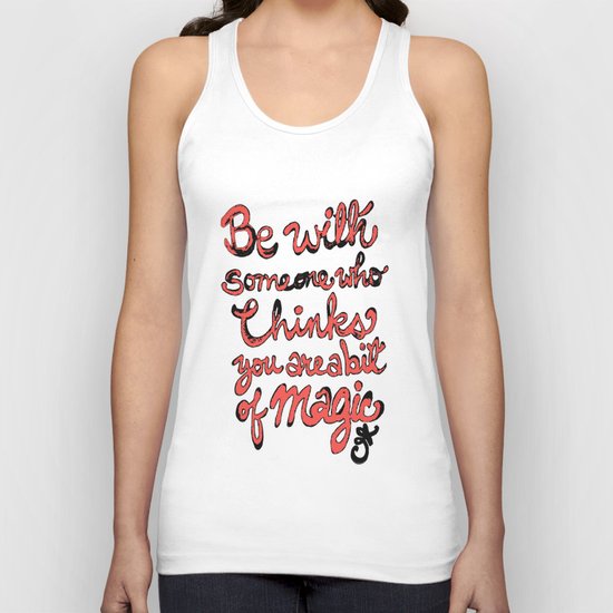 Be With Someone Peachy!!! Unisex Tank Top
