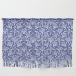 EUCALYPTUS FLORAL in LIGHT VERY PERI PURPLE Wall Hanging
