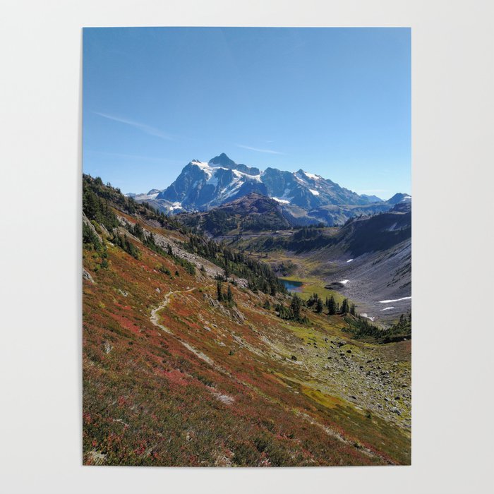 Chain Lakes Loop in Autumn Poster