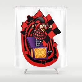 Jester Jack in the Box Shower Curtain