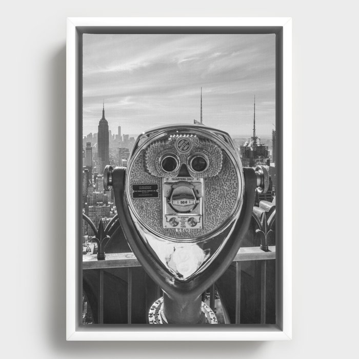 Black and White | New York City Views Framed Canvas