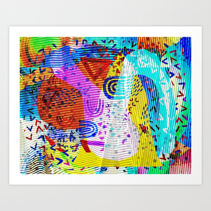 Manic Sunday Art Print