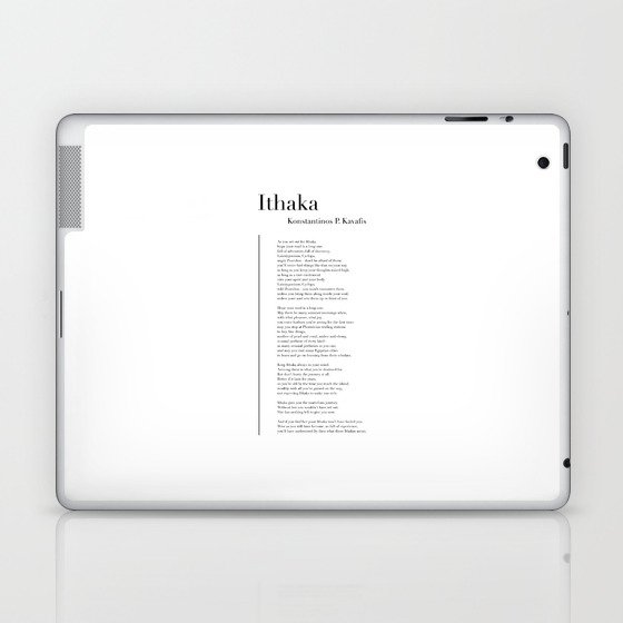 Ithaka by Konstantinos P. Kavafis Laptop & iPad Skin