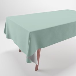 Lichen solid color. Celadon green moody modern abstract plain pattern Tablecloth