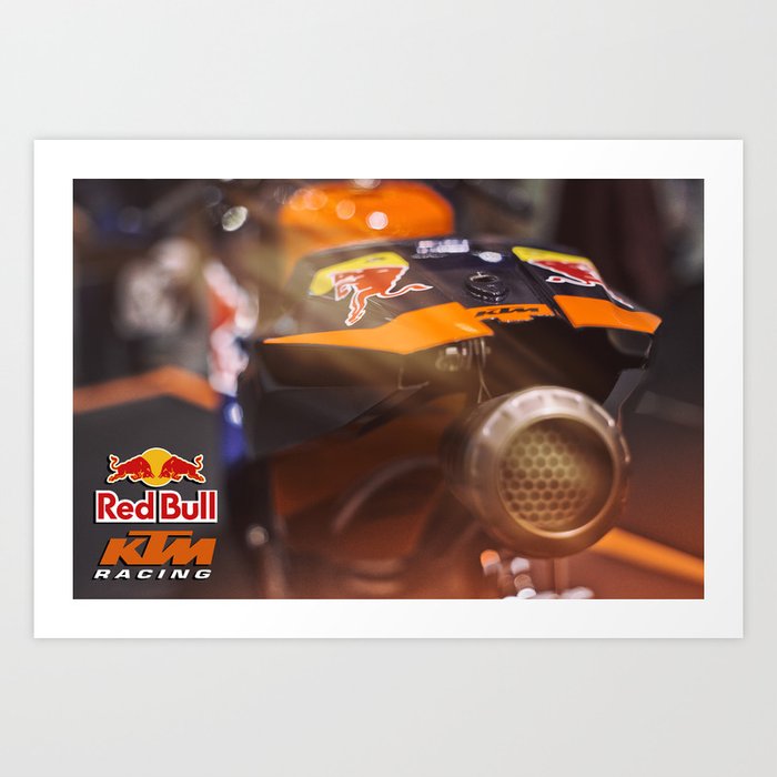 Ktm Racing Motorbike Art Print By Benbdprod