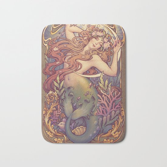 Andersen Little Mermaid Nouveau Bath Mat
