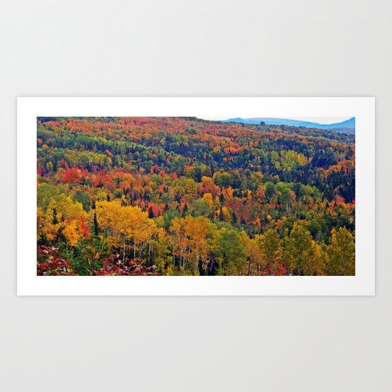 Pure Nature in October Art Print