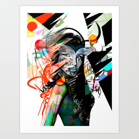 Mask Art Print