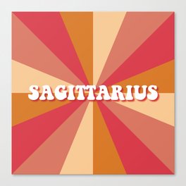 Sagittarius (Zodiac Collection) Canvas Print