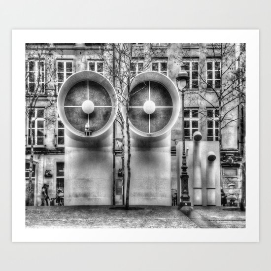 Pompidou center Art Print
