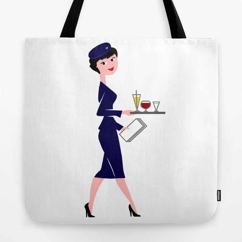 flight attendant tote