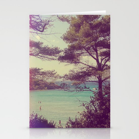French Beach Stationery Cards