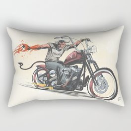 Devil's Ride Rectangular Pillow