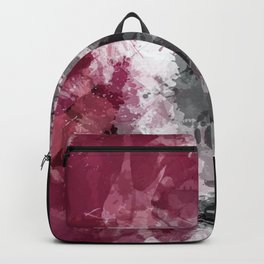 Rose Pink Paint Splash Backpack