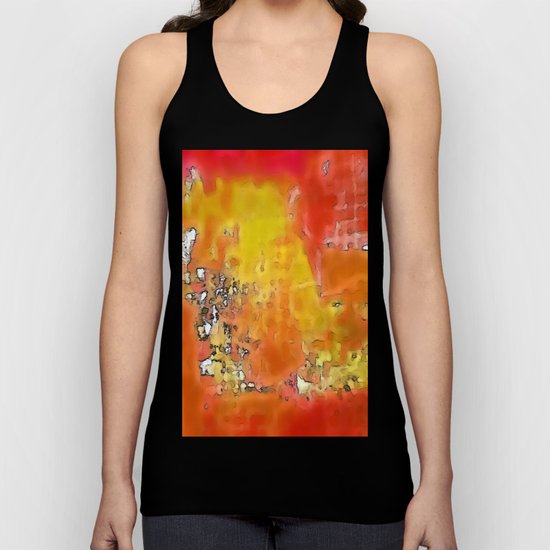 Orange Burst Unisex Tank Top