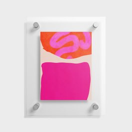 relations II -shapes minimal painting abstract Floating Acrylic Print