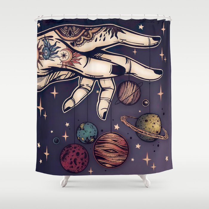 How Would You Feel If You Could Control The Universe? Shower Curtain