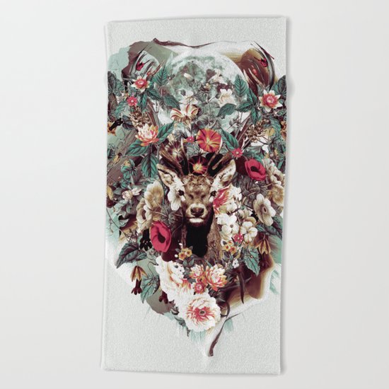 Deer Beach Towel