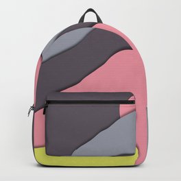 3d minimal Abstract mountain  Backpack