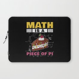 Piece Of Pi Funny Math Meme Math Nerd Pi Day Laptop Sleeve