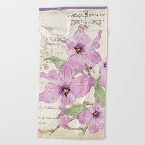 Macro Flower #13 Beach Towel