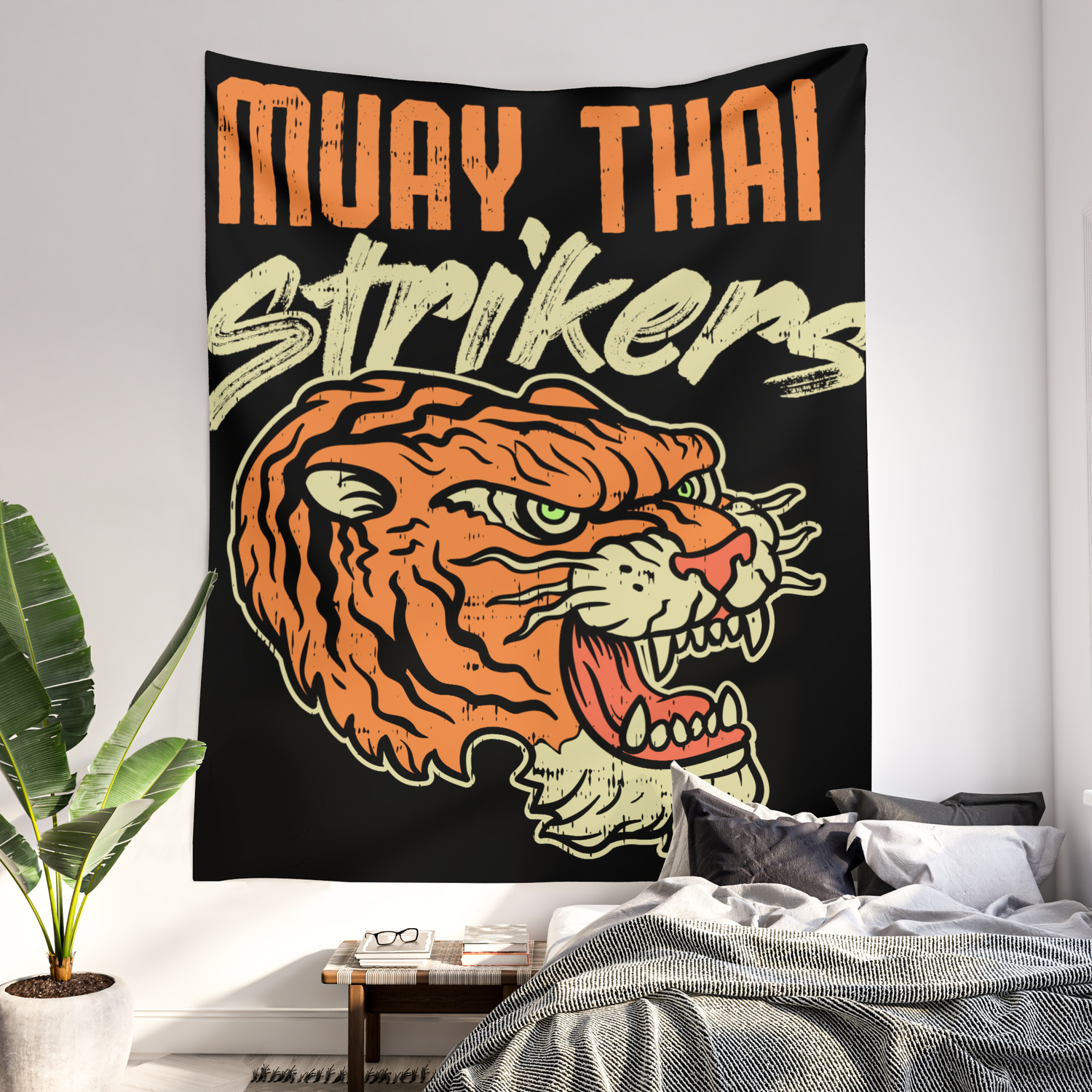 flojo Dispuesto Escarpado Muay Thai Strikers Tiger Kickboxing MMA Material Arts Judo Karate Gift Wall  Tapestry by ornack | Society6