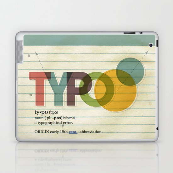 typo Laptop & iPad Skin