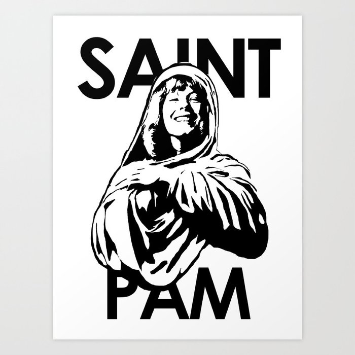 Saint Pam Miss Pamela Des Barres Groupie Art Print