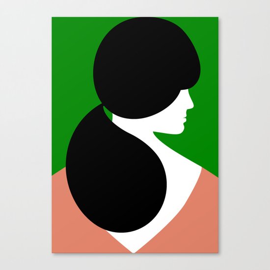 Ponytail Days Canvas Print