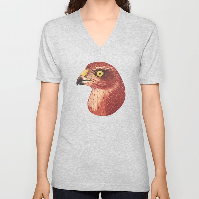 Sparrow Hawk V Neck T Shirt