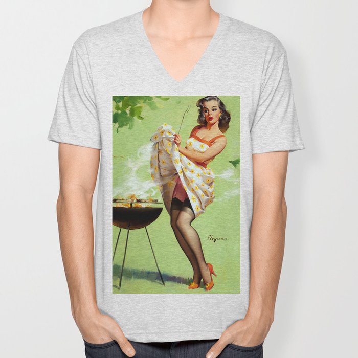 Tee shirt pin up sales