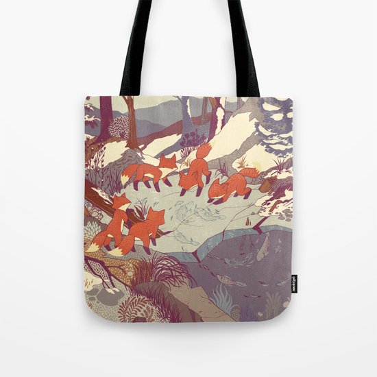 Fisher Fox Tote Bag
