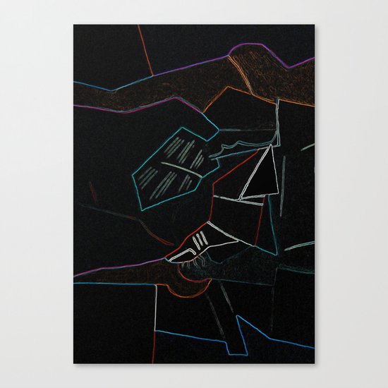 Cubist Trails Canvas Print