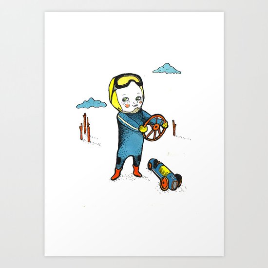 I am Fangio Art Print