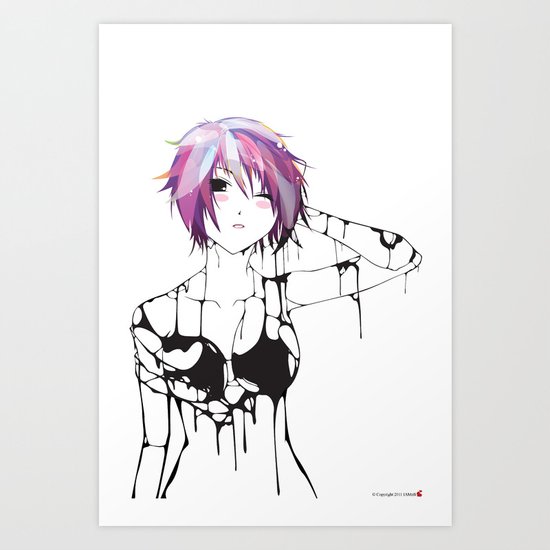 Nuvoil Girl Art Print