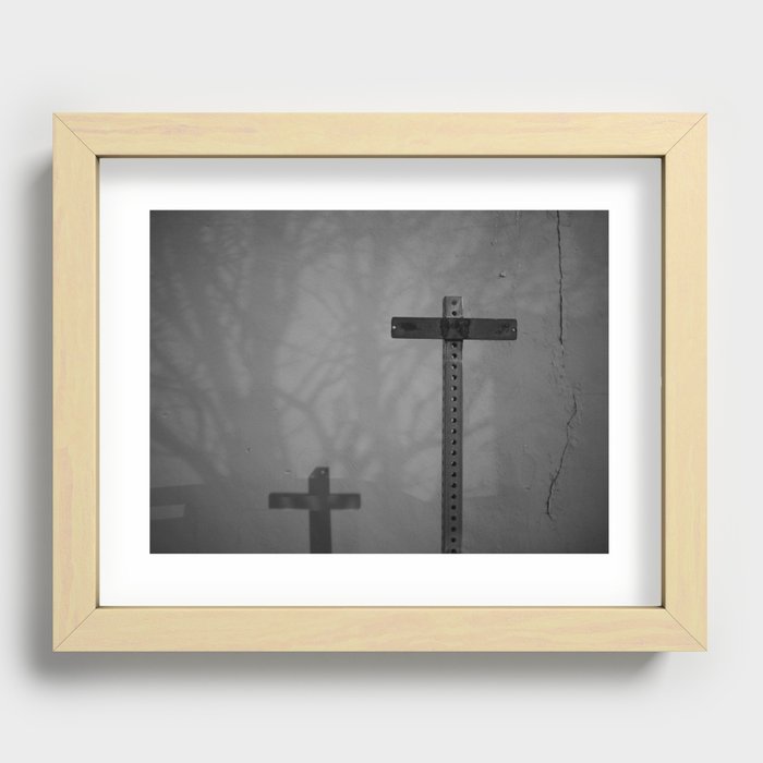 Criss Cross Recessed Framed Print