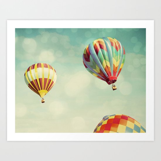 Perfect Dream - Hot Air Balloons Art Print